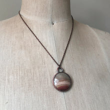 Load image into Gallery viewer, Polychrome Jasper Moon Necklace #6