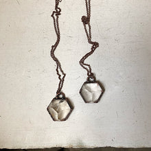 Load image into Gallery viewer, Clear Quartz Hexagon Necklace - Ready to Ship