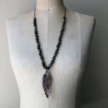 Load image into Gallery viewer, Electroformed Fern Necklace #1