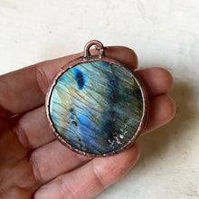 Load image into Gallery viewer, Labradorite Moon Necklace - Ready to Ship