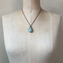 Load image into Gallery viewer, Faceted Amazonite Teardrop Necklace - Ready to Ship