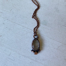 Load image into Gallery viewer, Rutile Quartz & Sunstone Necklace #2 - Ready to Ship