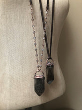 Load image into Gallery viewer, Raw Smoky Quartz Point Necklace (Ready to Ship) - Darkness Calling Collection
