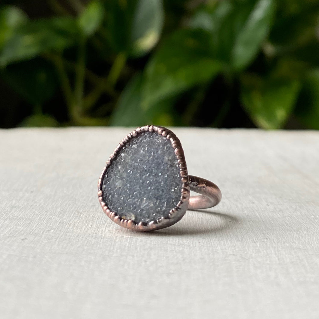 Druzy Portal of the Heart Ring #1 (Size 5) - Ready to Ship