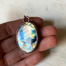 Load image into Gallery viewer, Oval Labradorite Necklace #1 - Ready to Ship