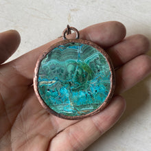 Load image into Gallery viewer, Malachite with Chrysocolla Necklace #4 - Ready to Ship