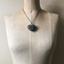 Load image into Gallery viewer, Labradorite Heart Necklace #5