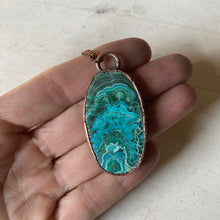Load image into Gallery viewer, Malachite with Chrysocolla Necklace #1 - Ready to Ship