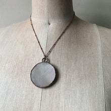 Load image into Gallery viewer, Selenite Snow Moon Necklace #3 - Ready to Ship