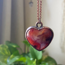 Load image into Gallery viewer, Carnelian Heart Necklace #1 - Ready to Ship