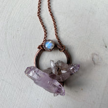 Load image into Gallery viewer, Vera Cruz Amethyst Cluster Necklace #4 - Ready to Ship