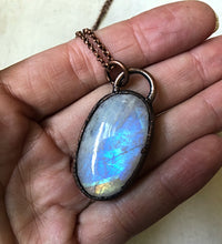 Load image into Gallery viewer, Rainbow Moonstone Necklace #2 - Ready to Ship