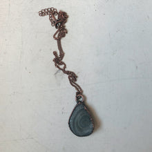 Load image into Gallery viewer, Chalcedony Teardrop Necklace #3 - Ready to Ship