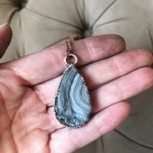 Load image into Gallery viewer, Chalcedony Teardrop Necklace #1 - Ready to Ship