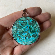 Load image into Gallery viewer, Malachite with Chrysocolla Necklace #3 - Ready to Ship