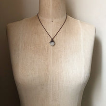 Load image into Gallery viewer, Clear Quartz Druzy Necklace