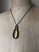 Load image into Gallery viewer, Labradorite Teardrop Necklace #3- Ready to Ship