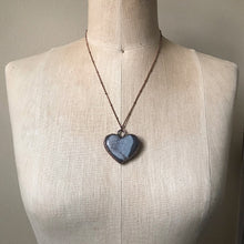 Load image into Gallery viewer, Agate Druzy “Broken Open” Heart Necklace #5 - Ready to Ship