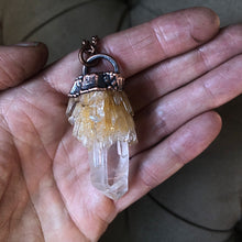 Load image into Gallery viewer, Candle Quartz Statement Necklace #1 - Summer Solstice Collection 2019