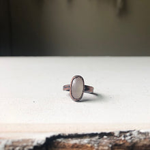 Load image into Gallery viewer, Rainbow Moonstone Ring - Oval #7 (Size 4.25) - Ready to Ship