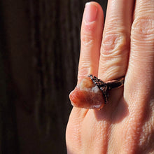 Load image into Gallery viewer, Raw Sunstone Ring (Size 6-6.25) - Ready to Ship