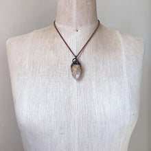 Load image into Gallery viewer, Candle Quartz Statement Necklace #3 - Summer Solstice Collection 2019