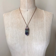 Load image into Gallery viewer, Fluorite Polished Point Necklace #1 - Ready to Ship