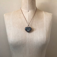 Load image into Gallery viewer, Labradorite Heart Necklace #2 - Ready to Ship