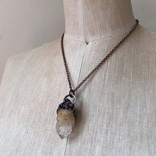 Load image into Gallery viewer, Candle Quartz Statement Necklace #3 - Summer Solstice Collection 2019