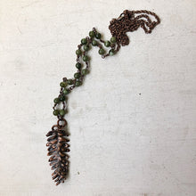 Load image into Gallery viewer, Electroformed Fern Necklace