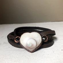 Load image into Gallery viewer, Eye of Shiva Heart Wrap Bracelet/Choker #2 - Ready to Ship