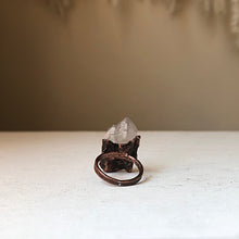 Load image into Gallery viewer, Arkansas Clear Quartz Statement Ring (Size 8.5) - Summer Solstice Collection 2019