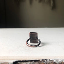 Load image into Gallery viewer, Rainbow Moonstone Ring - Rectangular #2 (Size 7.5-7.75) - Ready to Ship