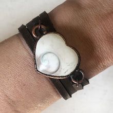 Load image into Gallery viewer, Eye of Shiva Heart Wrap Bracelet/Choker #2 - Ready to Ship