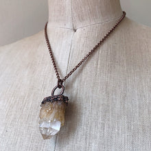 Load image into Gallery viewer, Candle Quartz Statement Necklace #2 - Summer Solstice Collection 2019