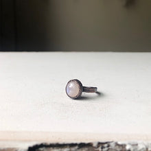 Load image into Gallery viewer, Rainbow Moonstone Ring - Round #2 (Size 5) - Ready to Ship