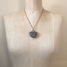 Load image into Gallery viewer, Labradorite Heart Necklace #1 - Ready to Ship