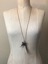 Load image into Gallery viewer, Labradorite & Naturally Shed Deer Antler Tip Necklace #3