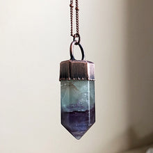 Load image into Gallery viewer, Fluorite Polished Point Necklace #1 - Ready to Ship