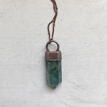Load image into Gallery viewer, Fluorite Polished Point Necklace #3 - Ready to Ship