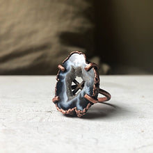 Load image into Gallery viewer, Geode Slice Ring (Size 8.5) - Ready to Ship