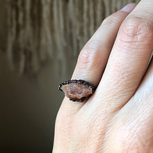 Load image into Gallery viewer, Raw Sunstone Ring #6 (Size 4.5) - Summer Solstice Collection 2019