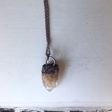 Load image into Gallery viewer, Candle Quartz Statement Necklace #2 - Summer Solstice Collection 2019