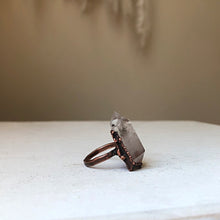 Load image into Gallery viewer, Arkansas Clear Quartz Statement Ring (Size 8.5) - Summer Solstice Collection 2019