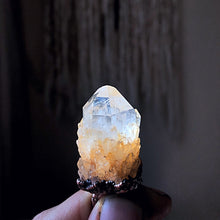 Load image into Gallery viewer, Candle Quartz Statement Necklace #2 - Summer Solstice Collection 2019