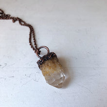 Load image into Gallery viewer, Candle Quartz Statement Necklace #2 - Summer Solstice Collection 2019