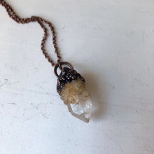 Load image into Gallery viewer, Candle Quartz Statement Necklace #3 - Summer Solstice Collection 2019