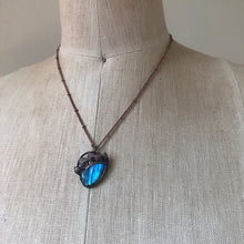 Load image into Gallery viewer, Labradorite &amp; Clear Quartz &quot;Soul Mate&quot; Necklace Set - Ready to Ship
