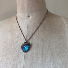Load image into Gallery viewer, Labradorite & Clear Quartz "Soul Mate" Necklace Set - Ready to Ship