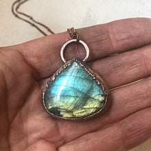 Load image into Gallery viewer, Labradorite Teardrop Necklace - Ready to Ship